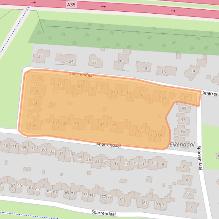 Kaart van postcodegebied 7544NP.