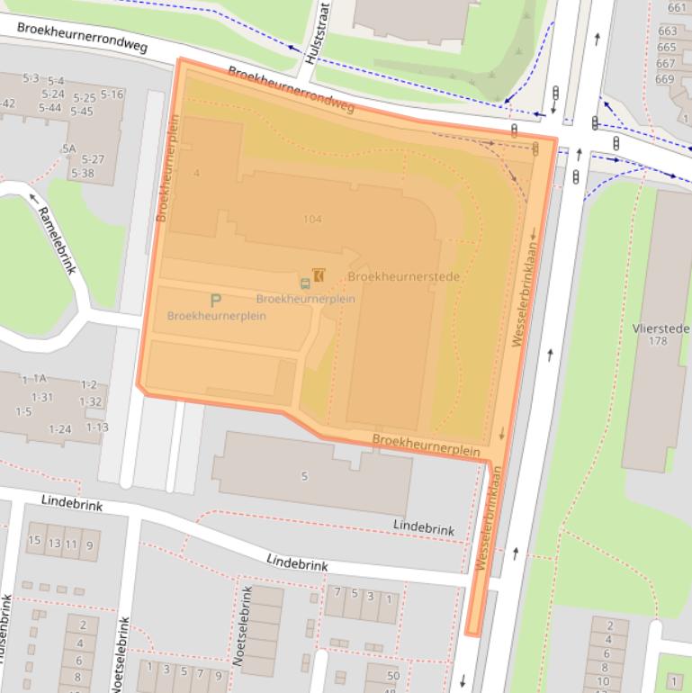 Kaart van postcodegebied 7544NZ.