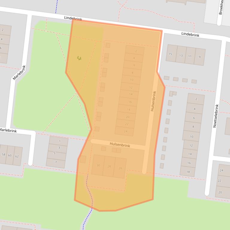 Kaart van postcodegebied 7544PG.