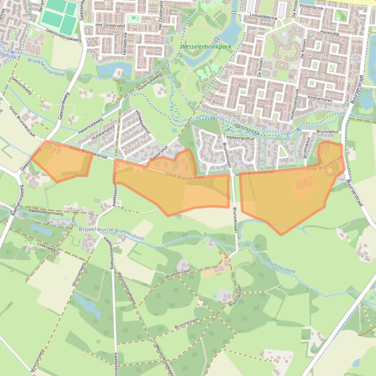 Kaart van postcodegebied 7544RN.