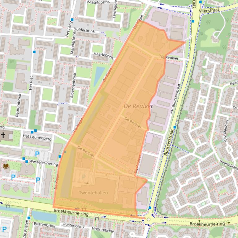 Kaart van postcodegebied 7544RT.