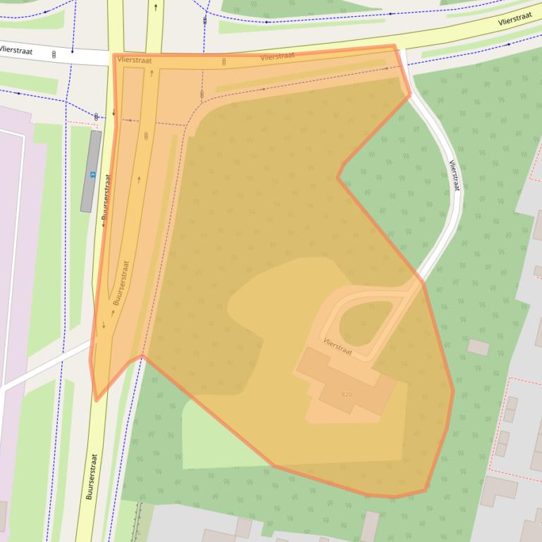Kaart van postcodegebied 7544RX.