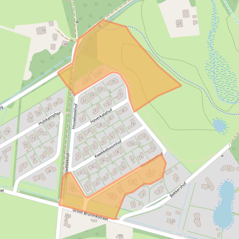 Kaart van postcodegebied 7544SH.