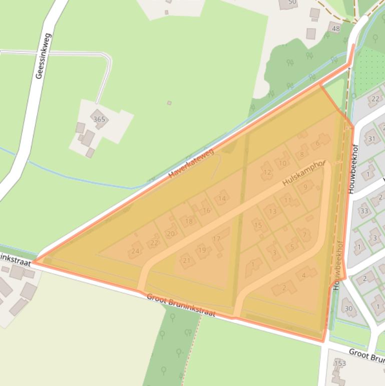 Kaart van postcodegebied 7544SK.