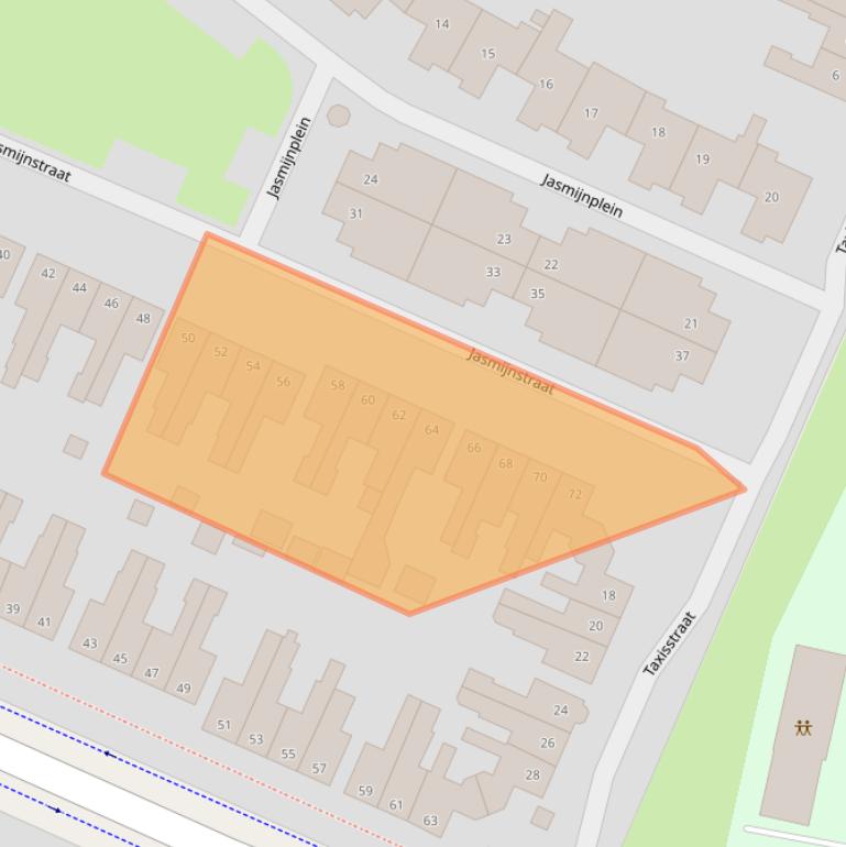 Kaart van postcodegebied 7544TH.