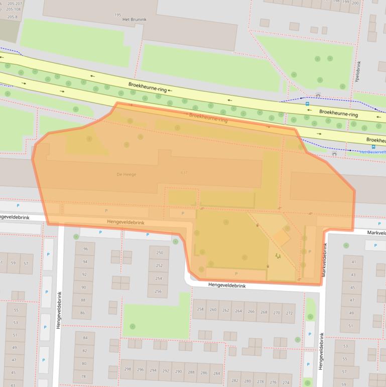 Kaart van postcodegebied 7544TN.