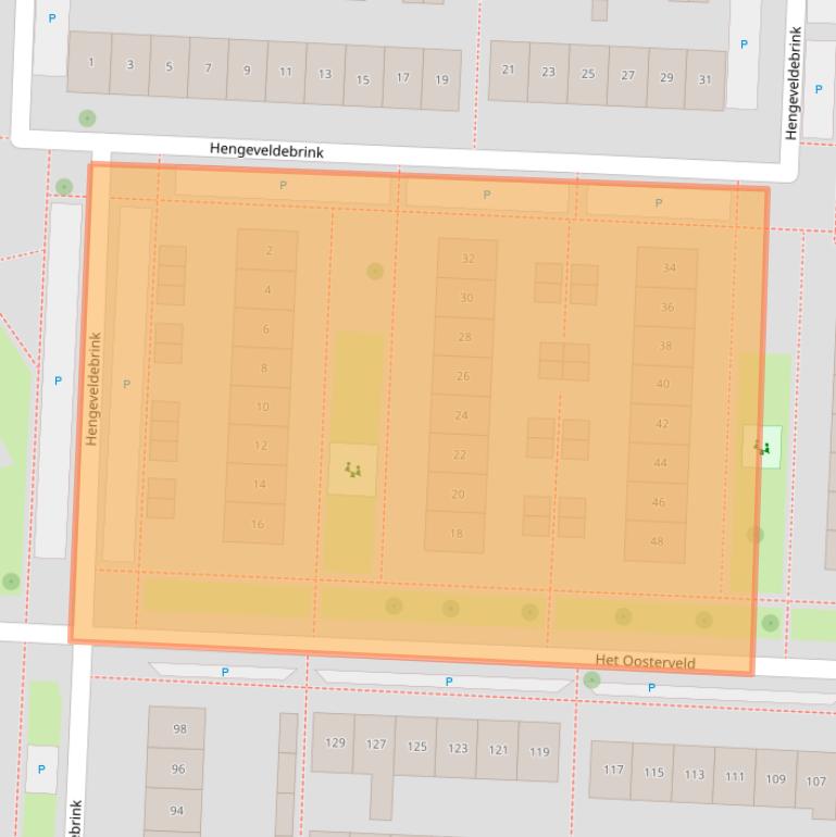 Kaart van postcodegebied 7544TP.