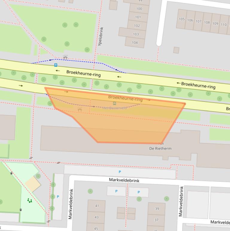Kaart van postcodegebied 7544VJ.