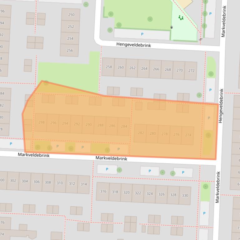 Kaart van postcodegebied 7544VL.