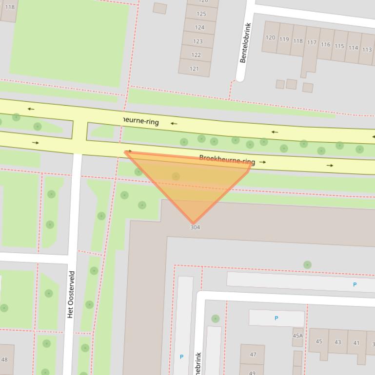 Kaart van postcodegebied 7544VX.