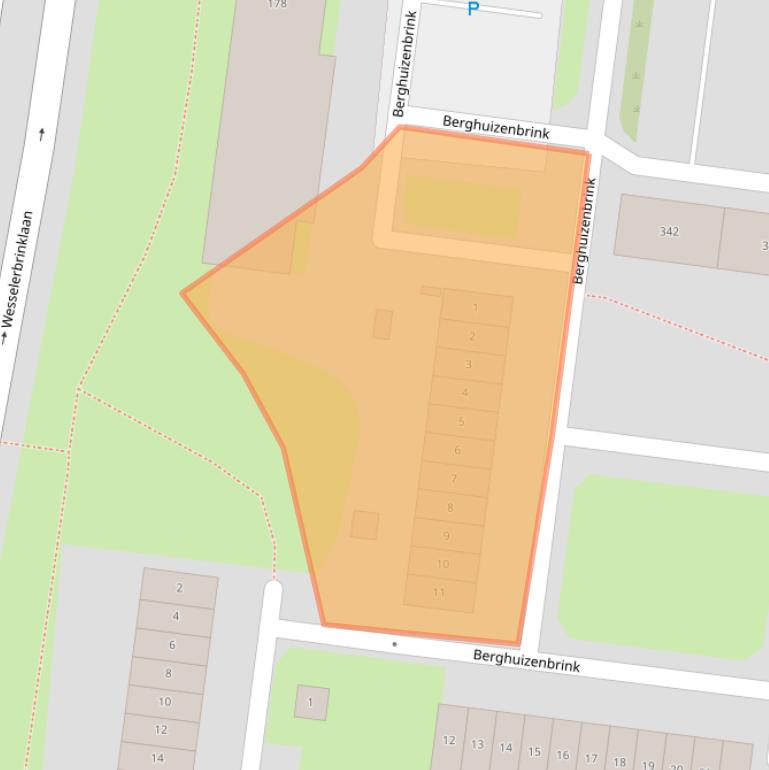 Kaart van postcodegebied 7544WC.