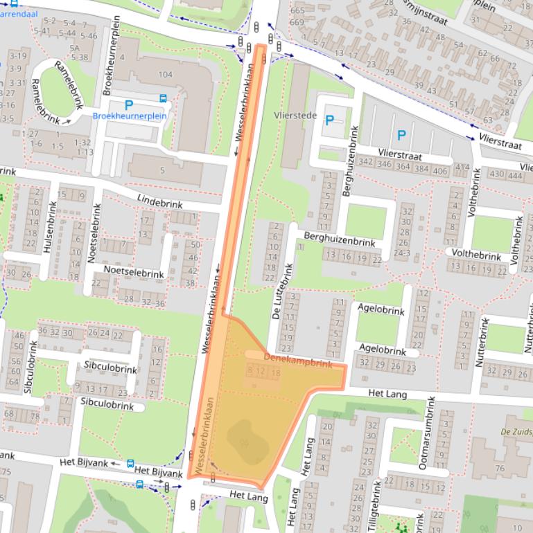 Kaart van postcodegebied 7544WK.