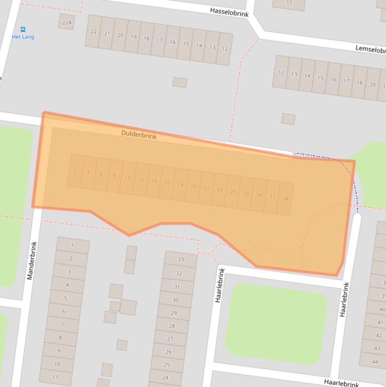 Kaart van postcodegebied 7544WS.