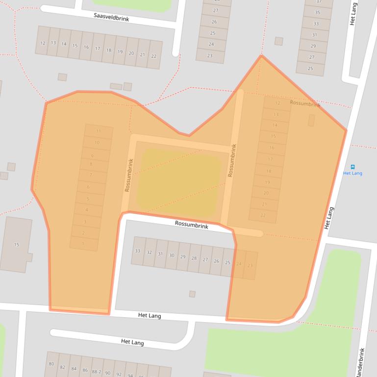Kaart van postcodegebied 7544WX.