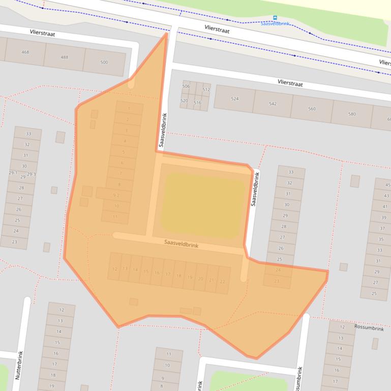 Kaart van postcodegebied 7544XA.