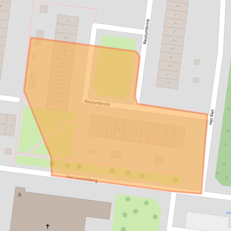 Kaart van postcodegebied 7544XL.