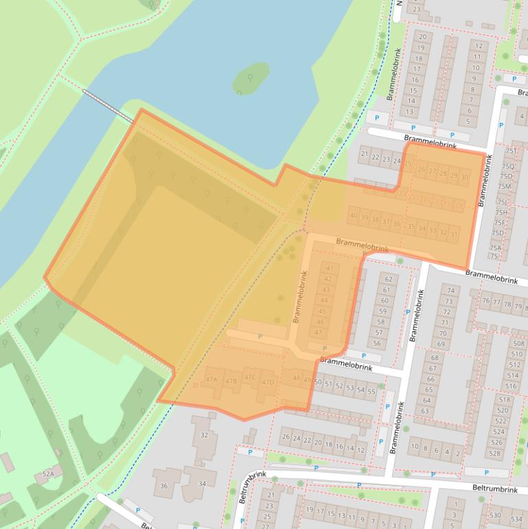 Kaart van postcodegebied 7544XW.