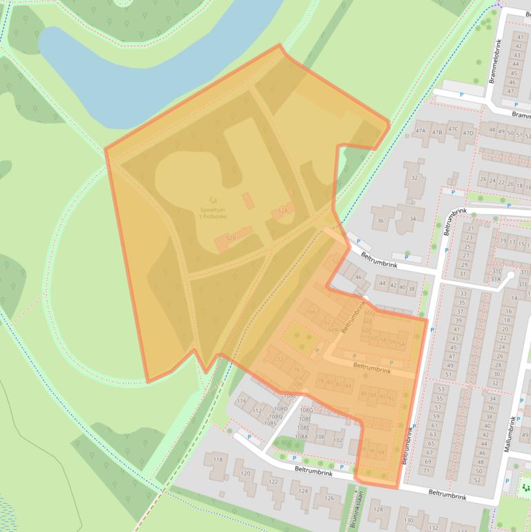 Kaart van postcodegebied 7544ZD.