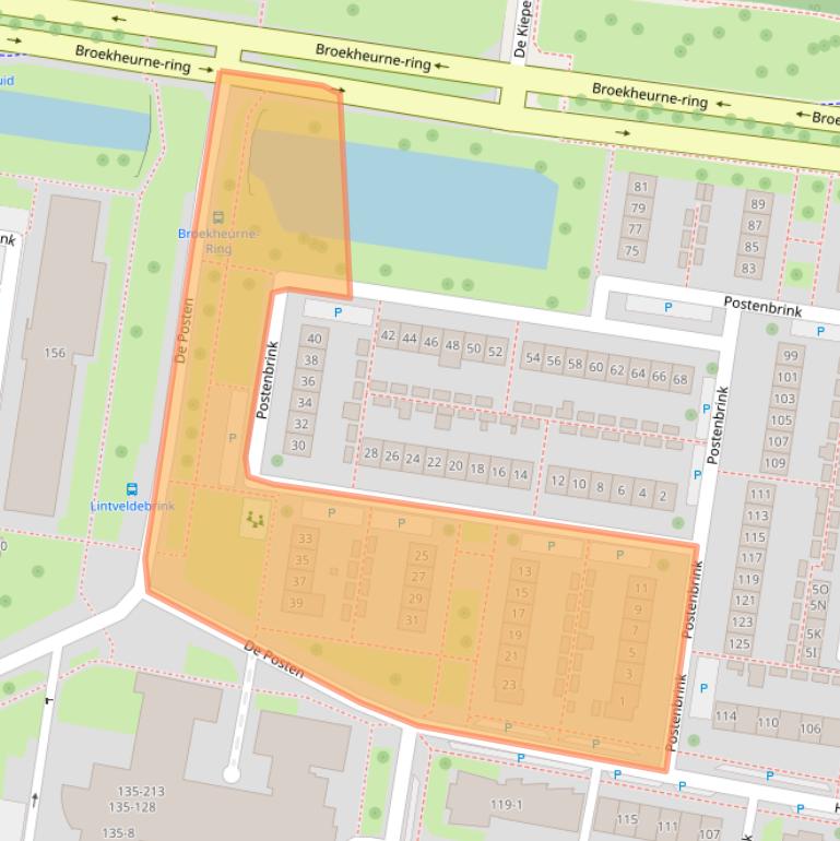 Kaart van postcodegebied 7544ZM.