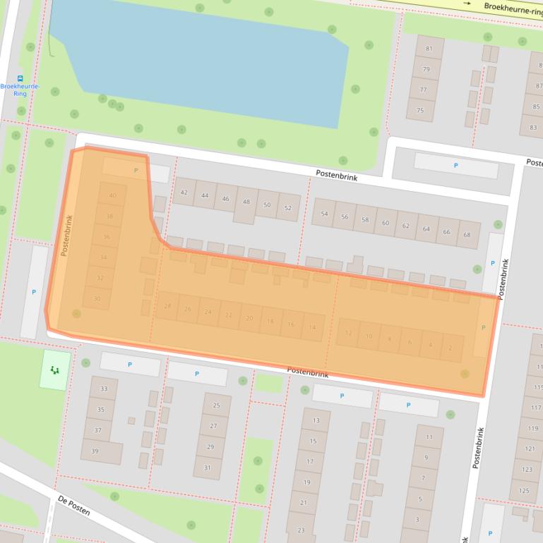Kaart van postcodegebied 7544ZR.