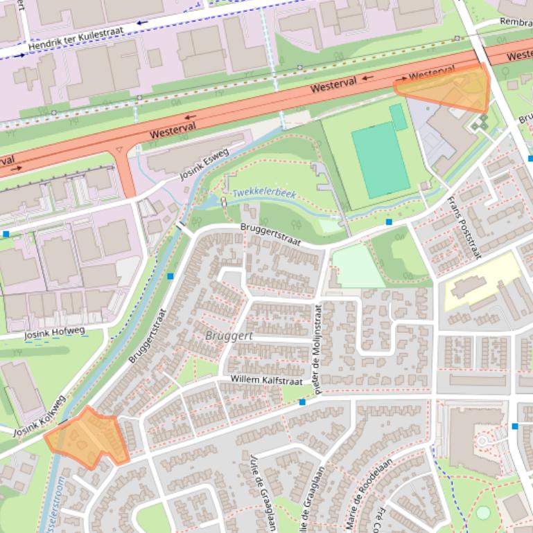 Kaart van postcodegebied 7545AK.