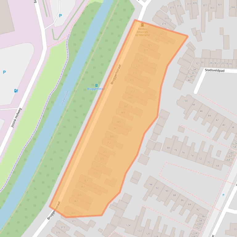 Kaart van postcodegebied 7545AV.