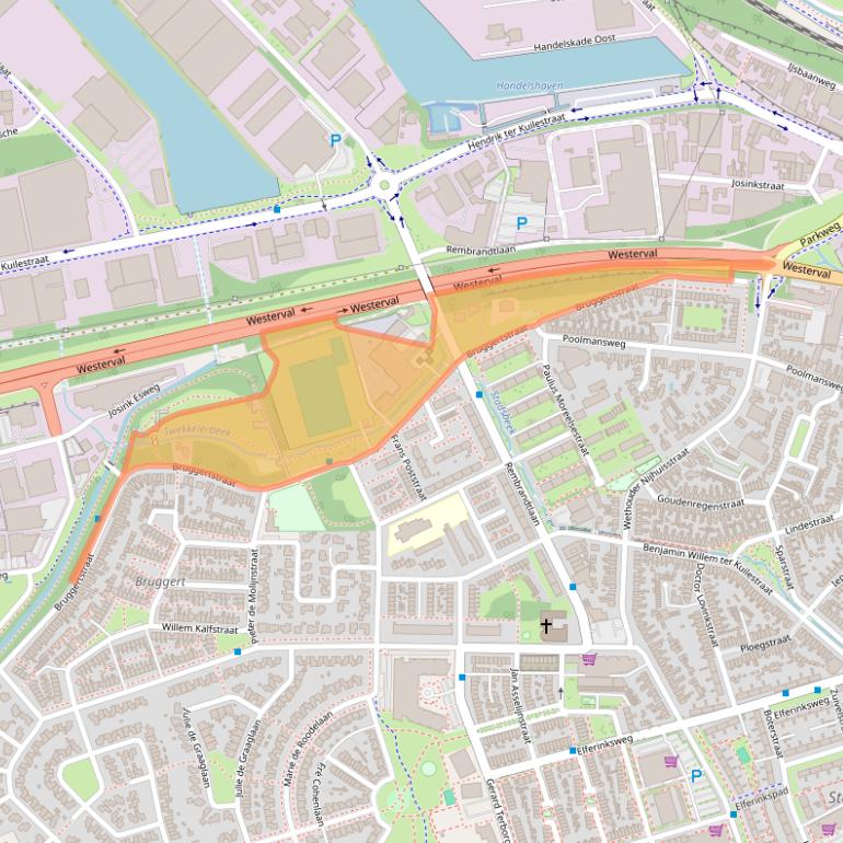 Kaart van postcodegebied 7545AX.