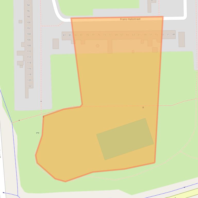 Kaart van postcodegebied 7545DP.