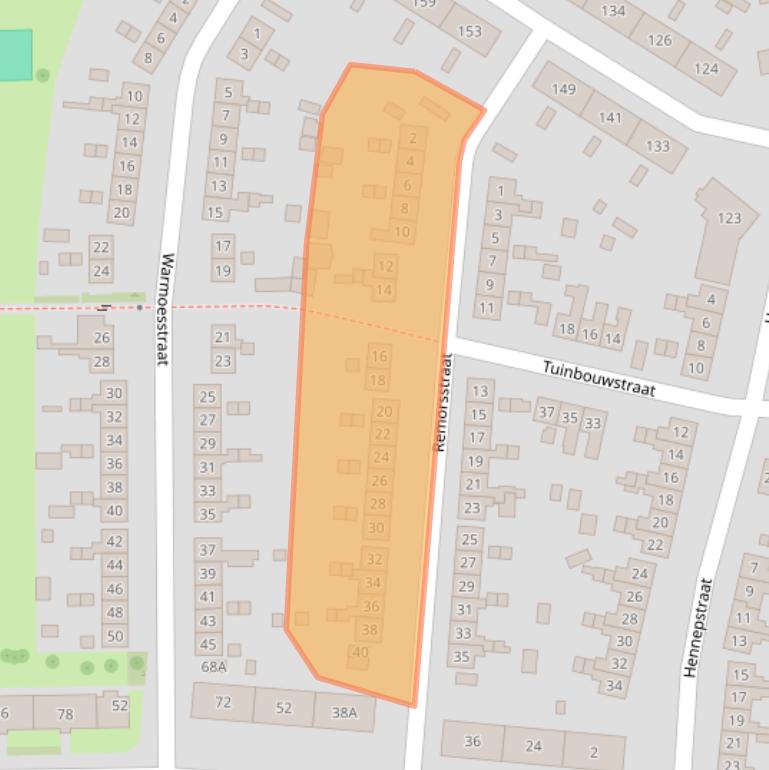 Kaart van postcodegebied 7545EB.