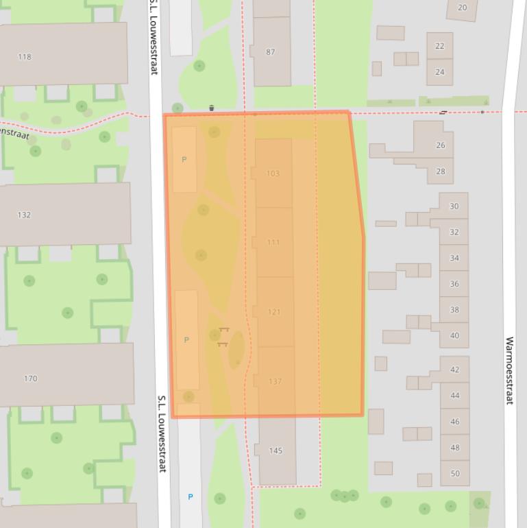 Kaart van postcodegebied 7545ET.