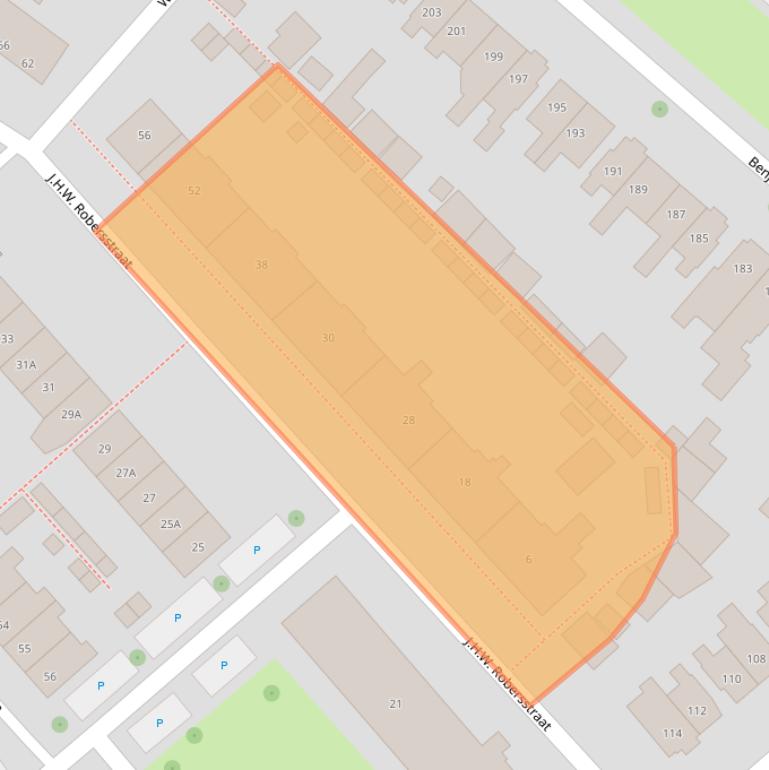 Kaart van postcodegebied 7545HC.