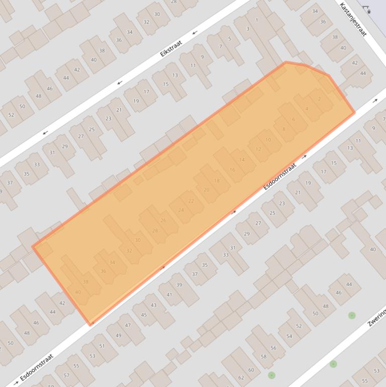 Kaart van postcodegebied 7545HM.