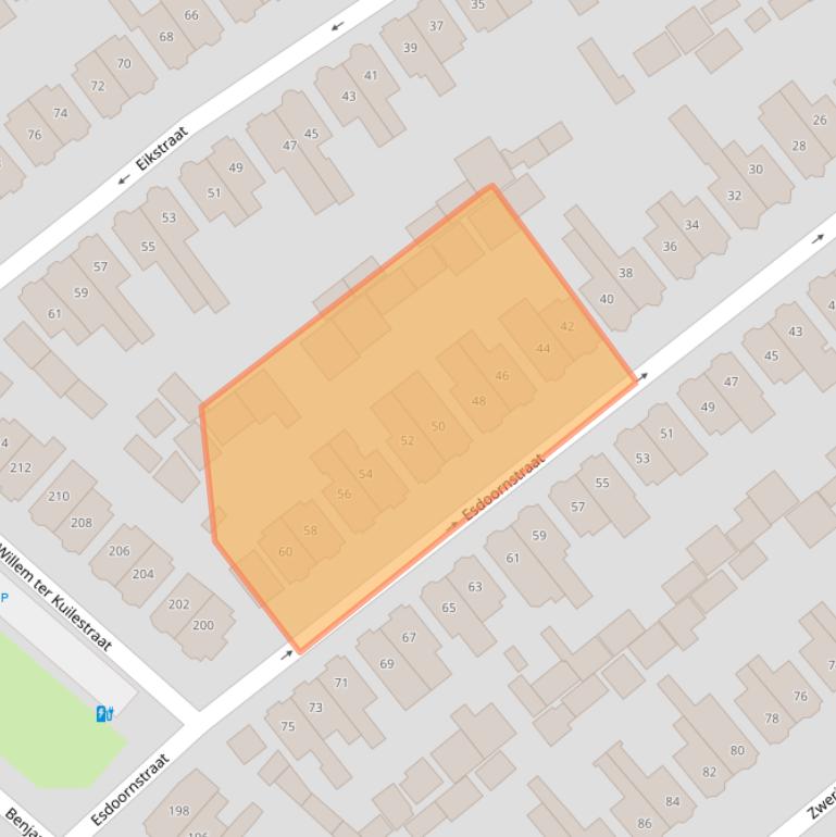 Kaart van postcodegebied 7545HN.