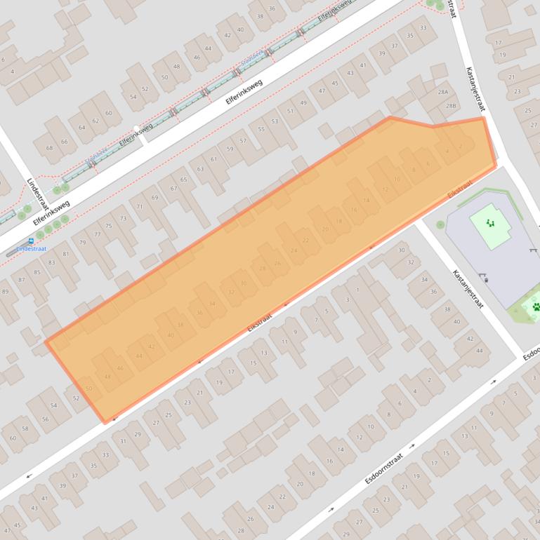 Kaart van postcodegebied 7545JC.