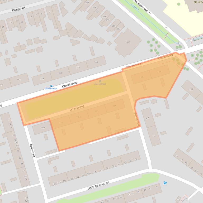 Kaart van postcodegebied 7545KD.