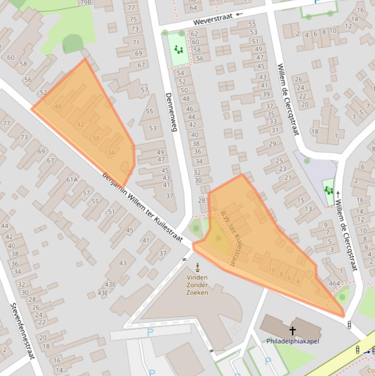 Kaart van postcodegebied 7545LA.