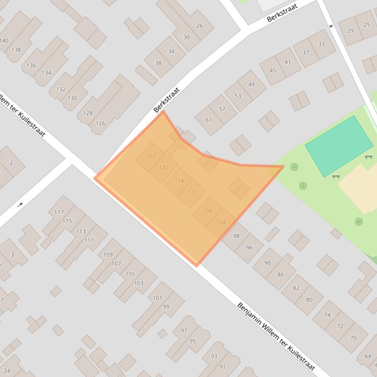 Kaart van postcodegebied 7545LC.