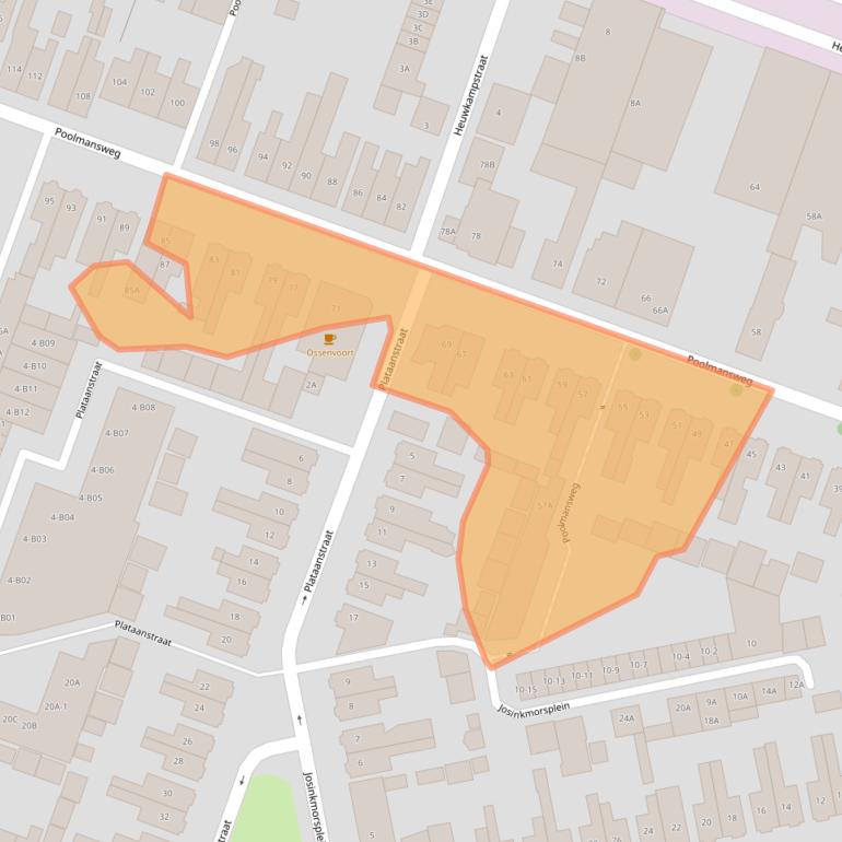 Kaart van postcodegebied 7545LM.