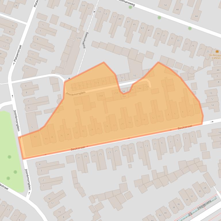Kaart van postcodegebied 7545MG.