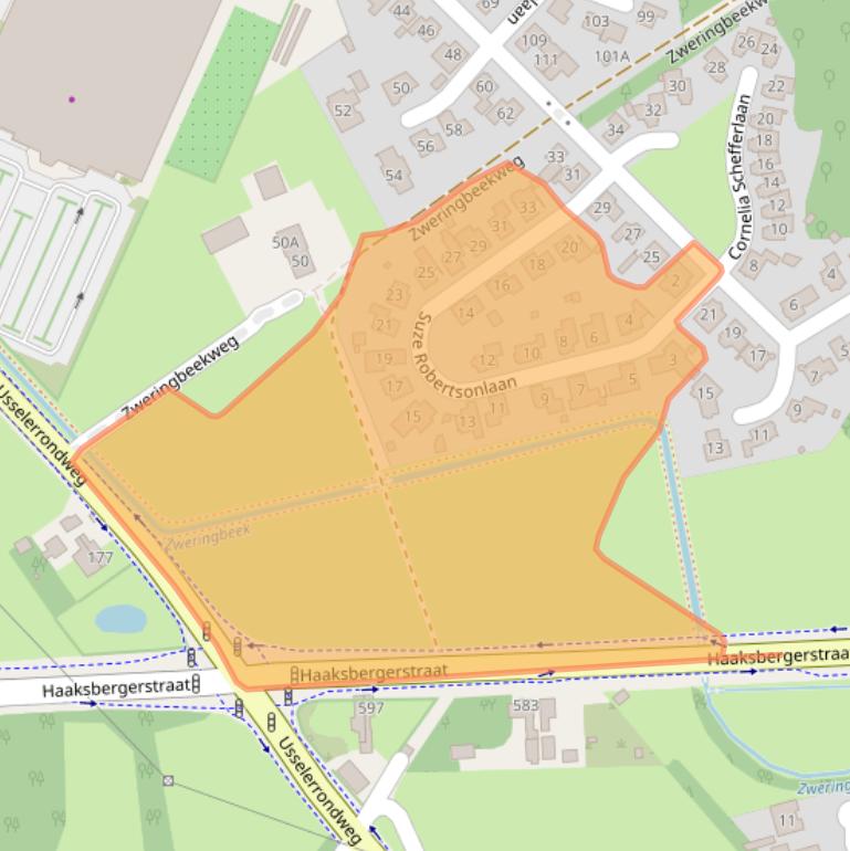 Kaart van postcodegebied 7545RW.