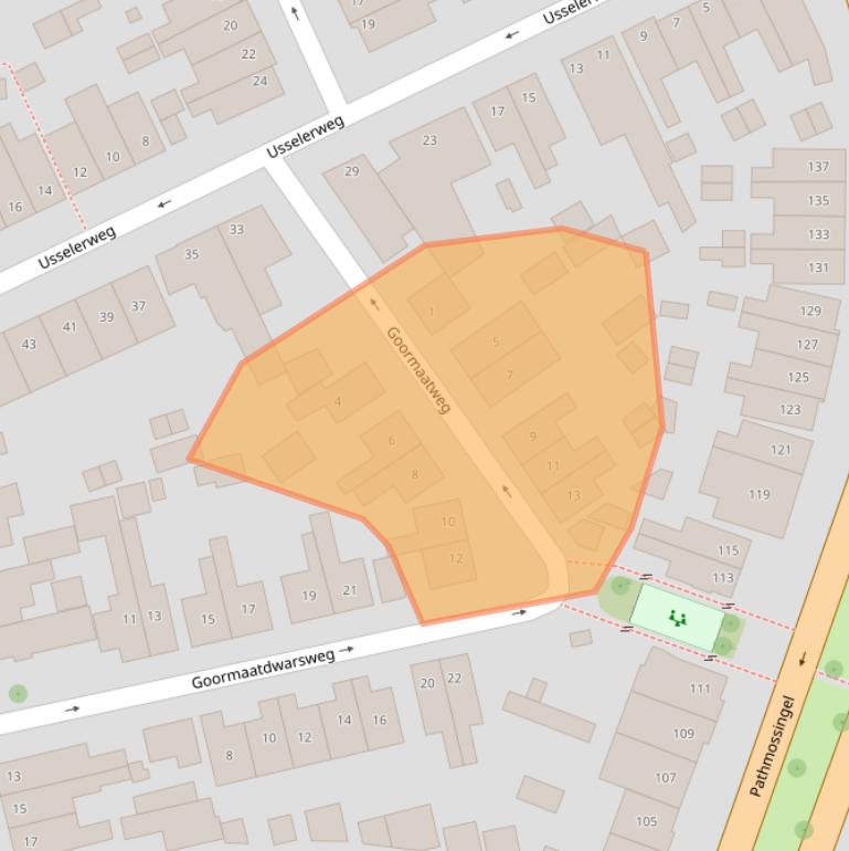 Kaart van postcodegebied 7545TA.