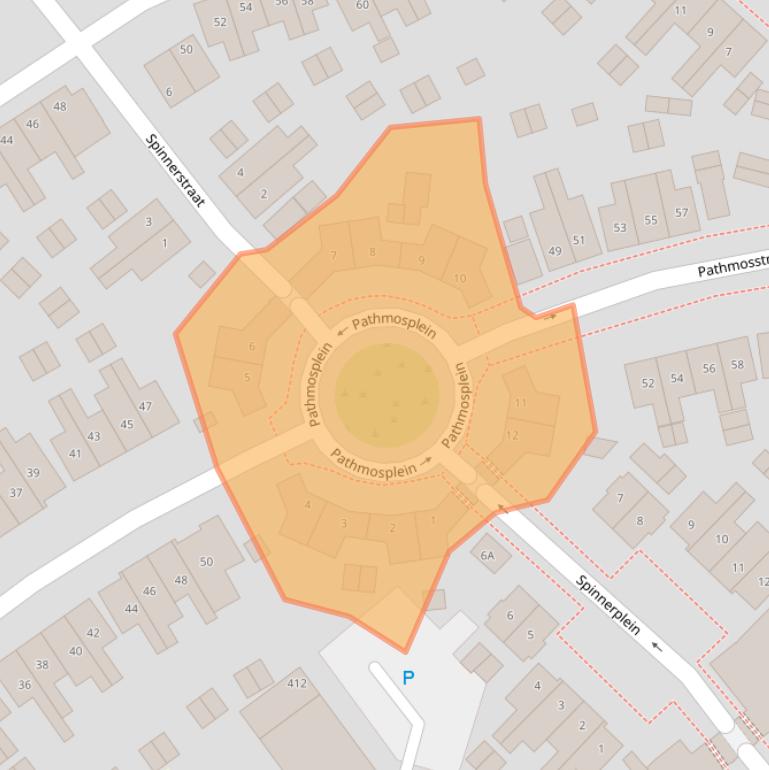 Kaart van postcodegebied 7545TT.