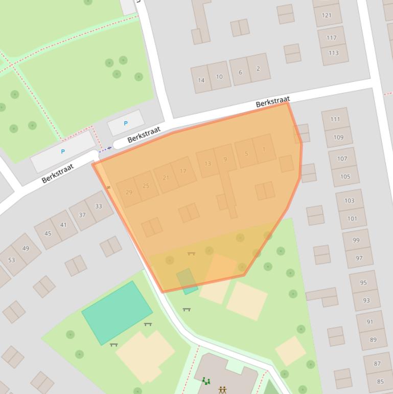 Kaart van postcodegebied 7545VN.