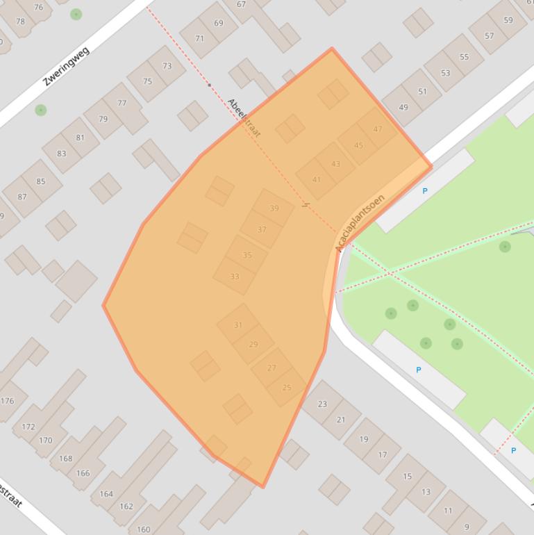 Kaart van postcodegebied 7545VT.