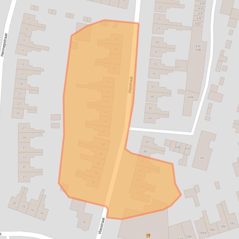 Kaart van postcodegebied 7545XJ.
