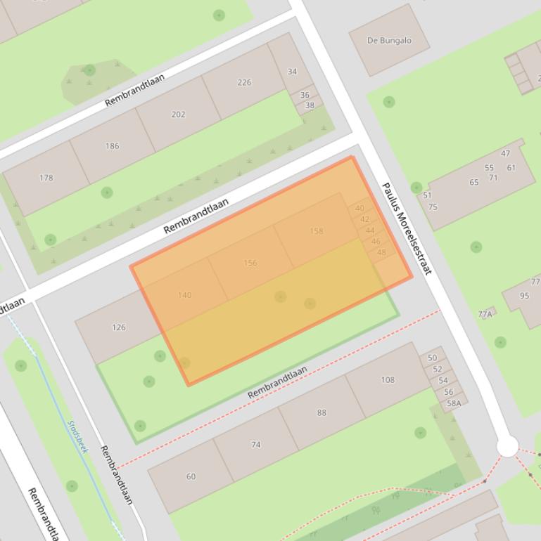 Kaart van postcodegebied 7545ZN.