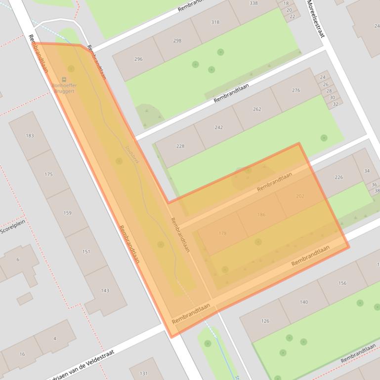 Kaart van postcodegebied 7545ZP.