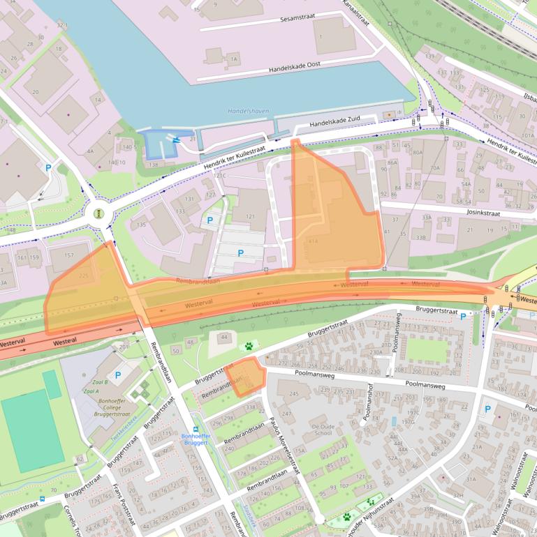 Kaart van postcodegebied 7545ZW.
