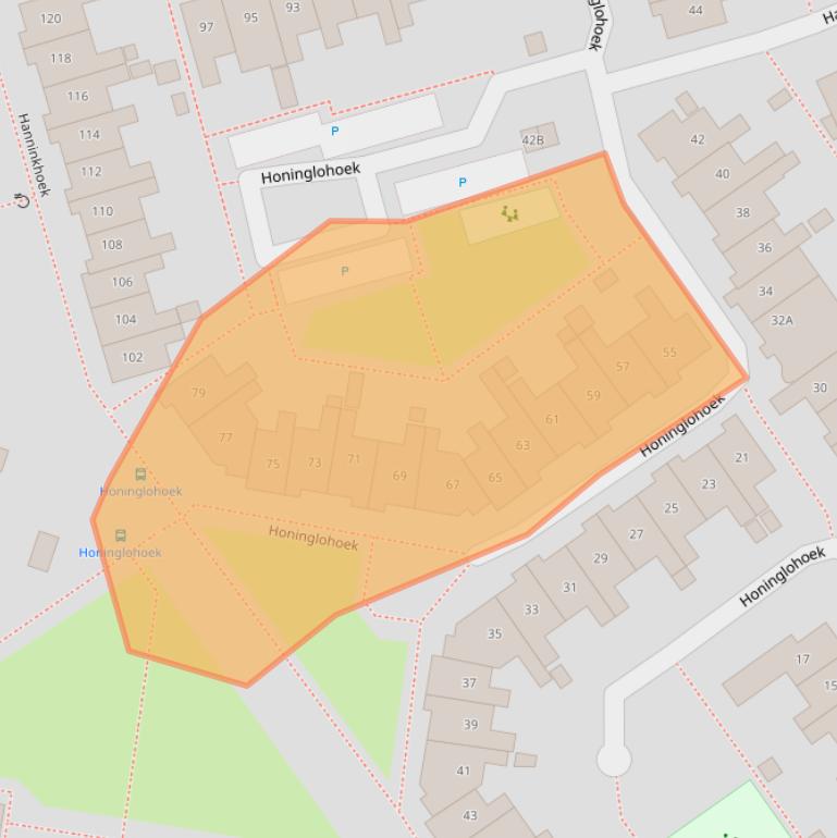 Kaart van postcodegebied 7546AL.
