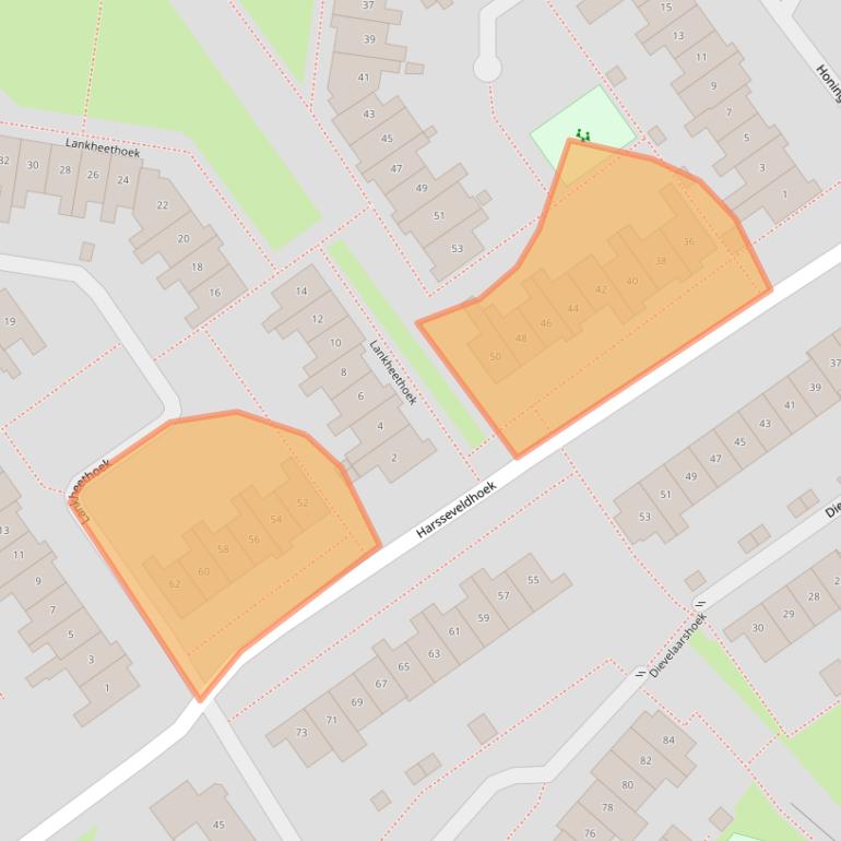 Kaart van postcodegebied 7546BB.